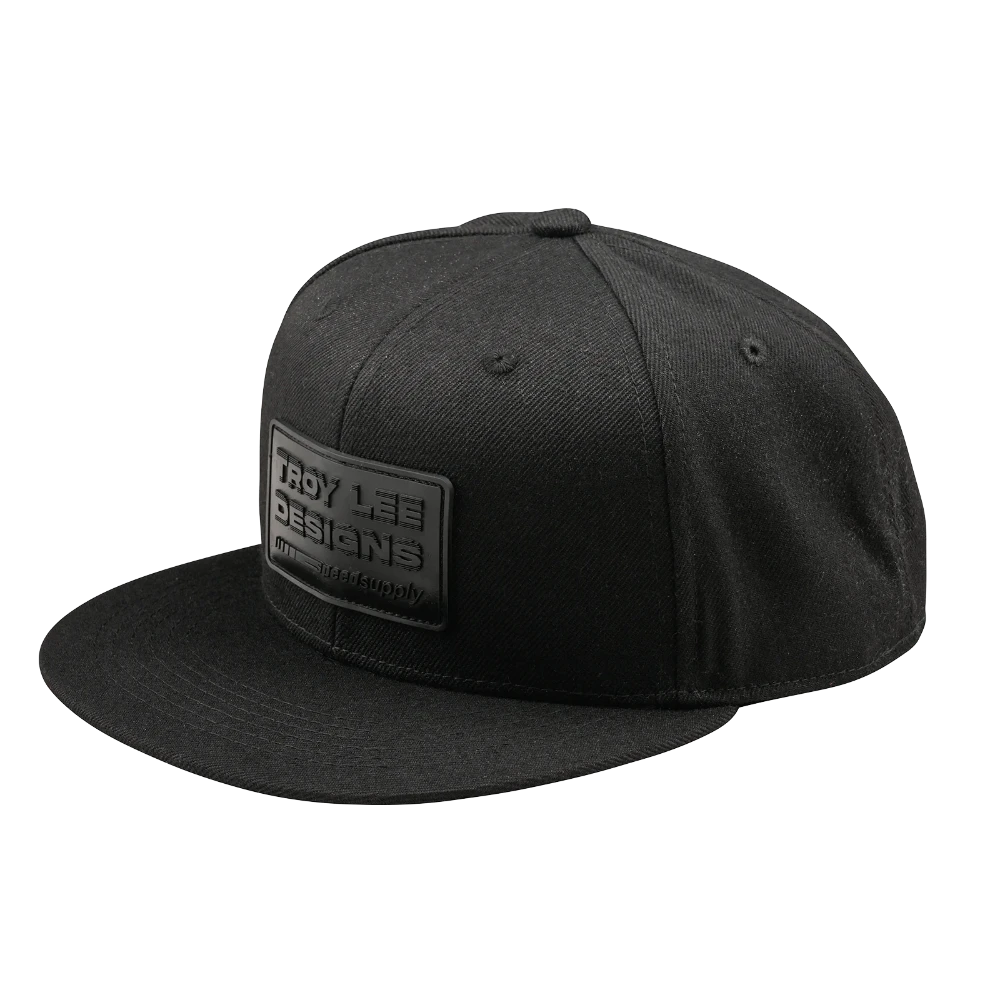 Flat Bill Snapback Factory Black