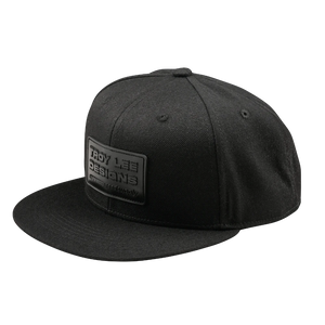 Flat Bill Snapback Factory Black