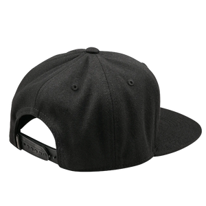 Flat Bill Snapback Factory Black