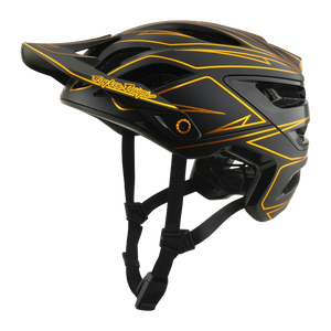 A3 Helmet W/MIPS Pinstripe Black