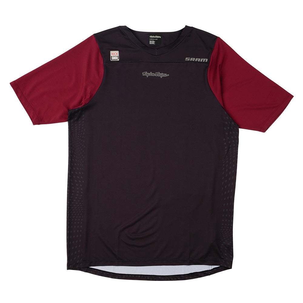 Skyline S/S Jersey TLD X SRAM Radioscape Blk / Berry